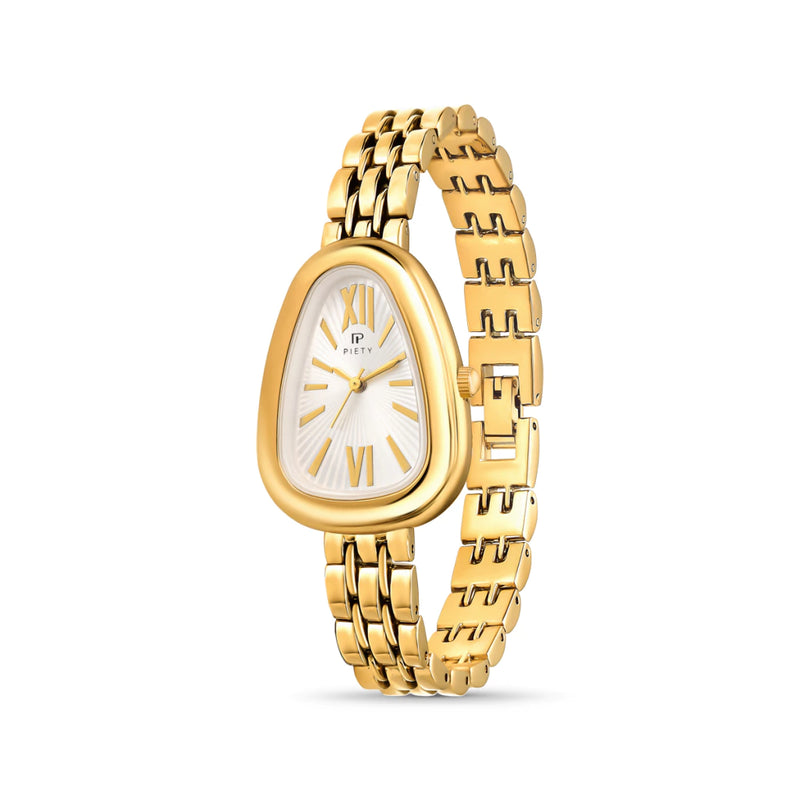 Relógio Oval Gold
