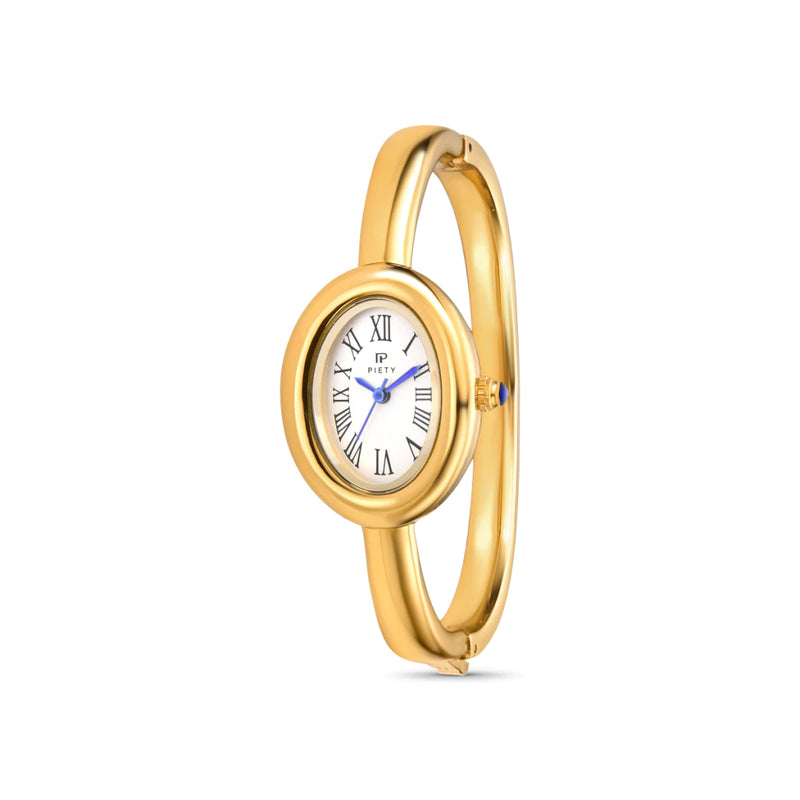 Relógio Oval Vintage Gold