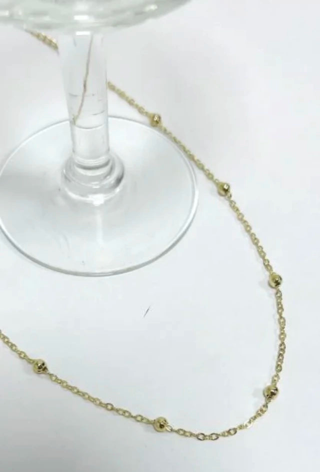 Foto de Choker Bolinhas G Ouro em Ouro 18k, vista frontal, Sapphire Joias