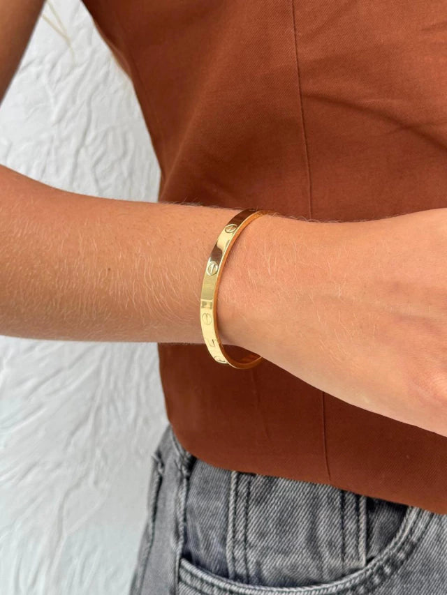 Foto de Bracelete Carti Inspiração em Ouro 18k, vista frontal, Sapphire Joias