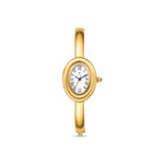 Relógio Oval Vintage Gold