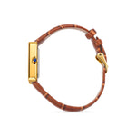 Relógio Couro Gold Brown