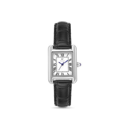Relógio Couro Diamond Black