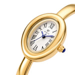 Relógio Oval Vintage Gold