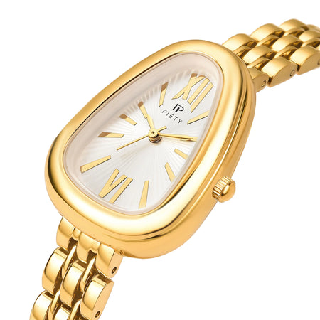 Relógio Oval Gold