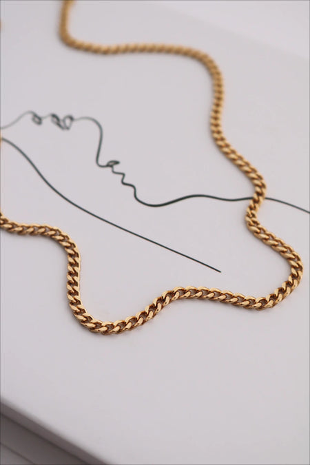 Foto de Colar Corrente Ouro em Ouro 18k, vista frontal, Sapphire Joias