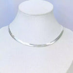 Choker Fita Prata