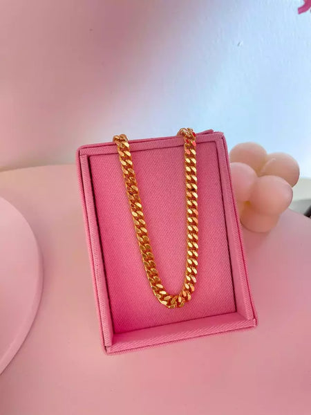 Foto de Corrente Elos Grumet Ouro em Ouro 18k, vista frontal, Sapphire Joias