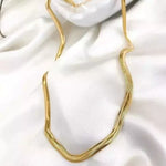 Choker Fio Alemão Ouro