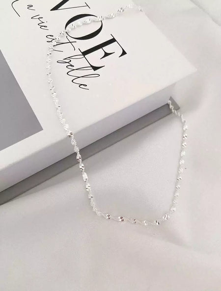 Choker Torcidinha Prata