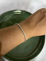 Foto de Pulseira Fio Baiano Prata em Prata 925, vista frontal, Sapphire Joias