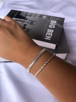 Foto de Pulseira Fio Alemão Prata - 6 mm em Prata 925, vista frontal, Sapphire Joias